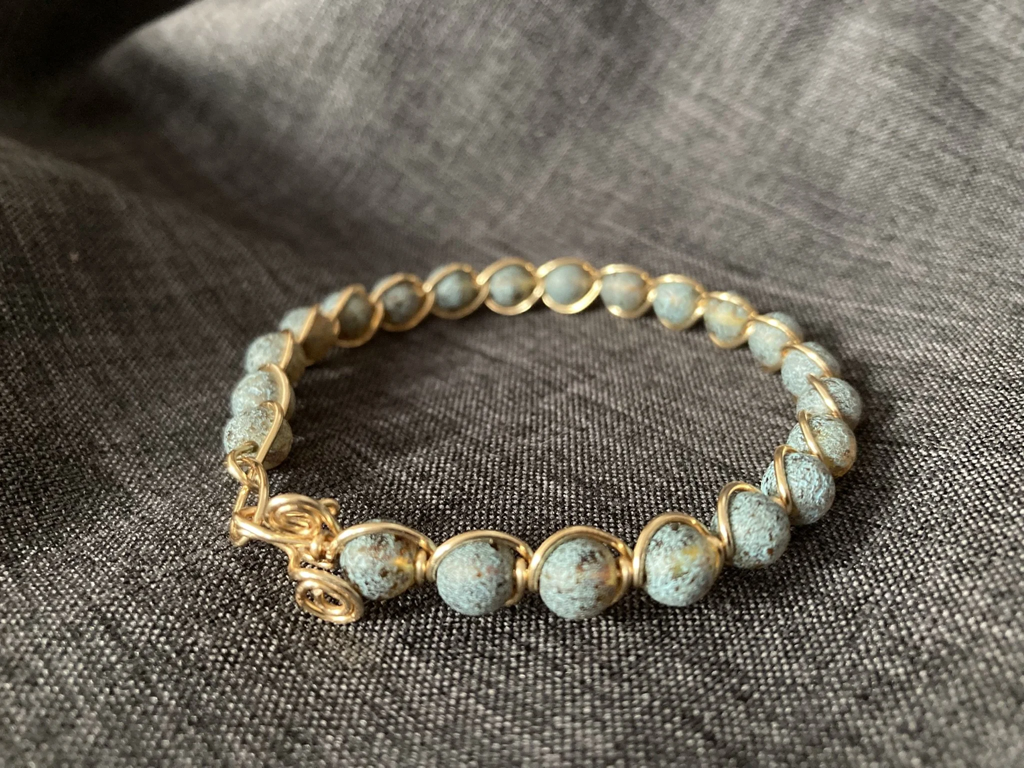 Czech Glass  Bead Bracelet