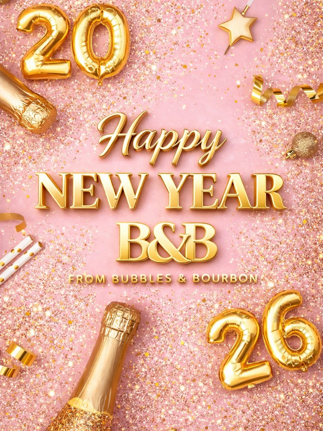 Our hearts are full 💕🫶
As we close out our first New Year&rsquo;s celebration, we want to say THANK YOU to everyone who has supported Bubbles &amp; Bourbon during our first 3 months. Your presence, your energy, and your loyalty mean everything to u