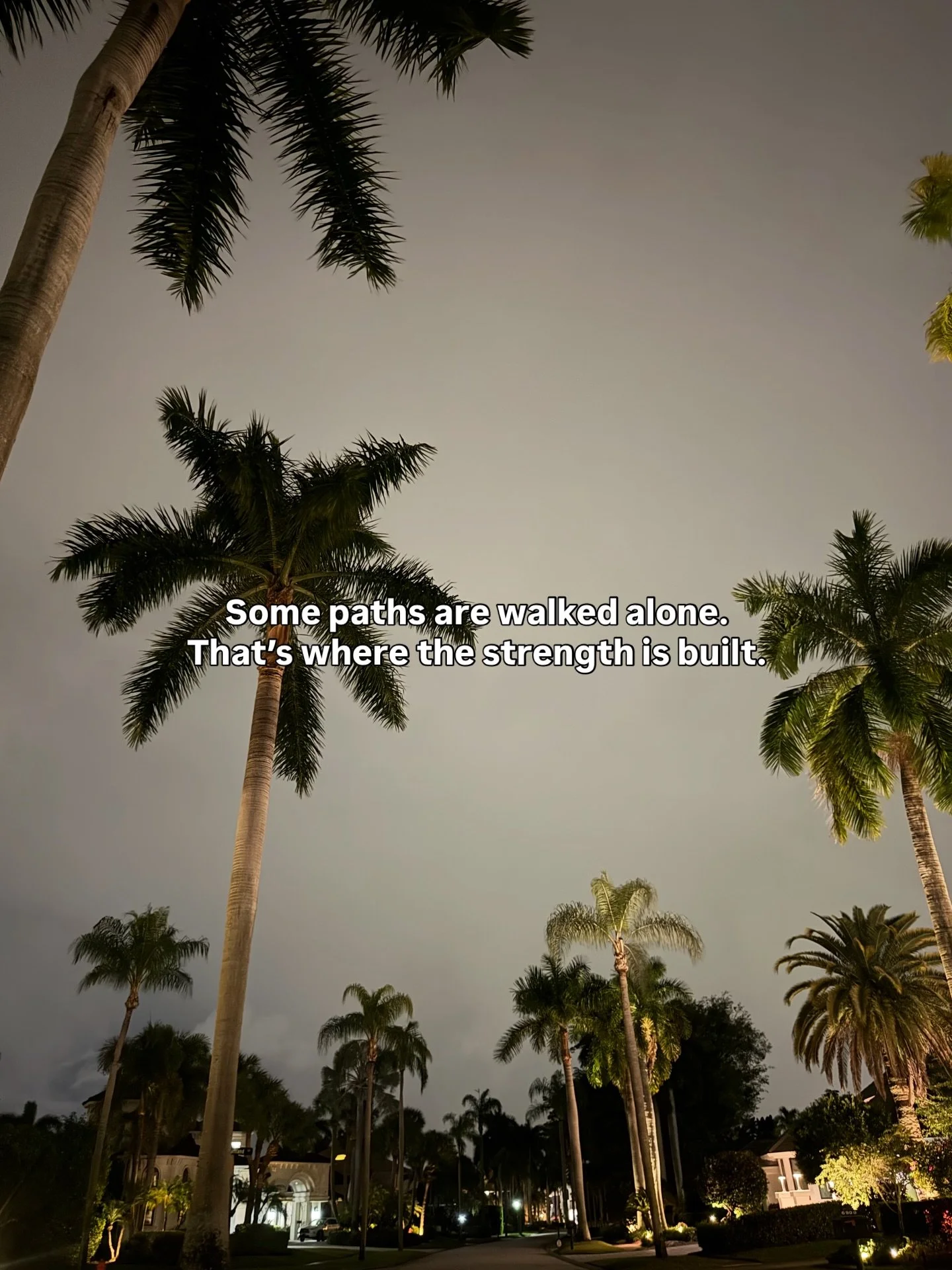 Some seasons feel quieter than others.
Not because something is missing - 
but because something is forming.

Not every path is meant to be shared.
Some clarity only comes when you walk it alone.

If this season feels solitary, trust it.
What&rsquo;s
