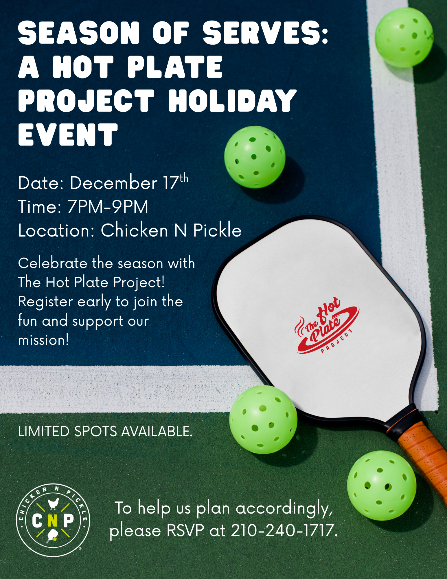 Season of Serves: A Hot Plate Project Holiday Event