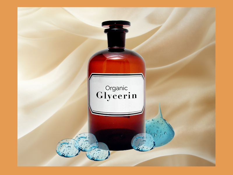 Bottle of organic Glycerin.