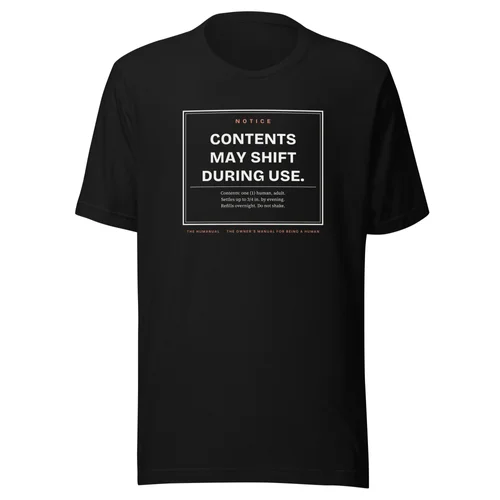 Contents May Shift tee