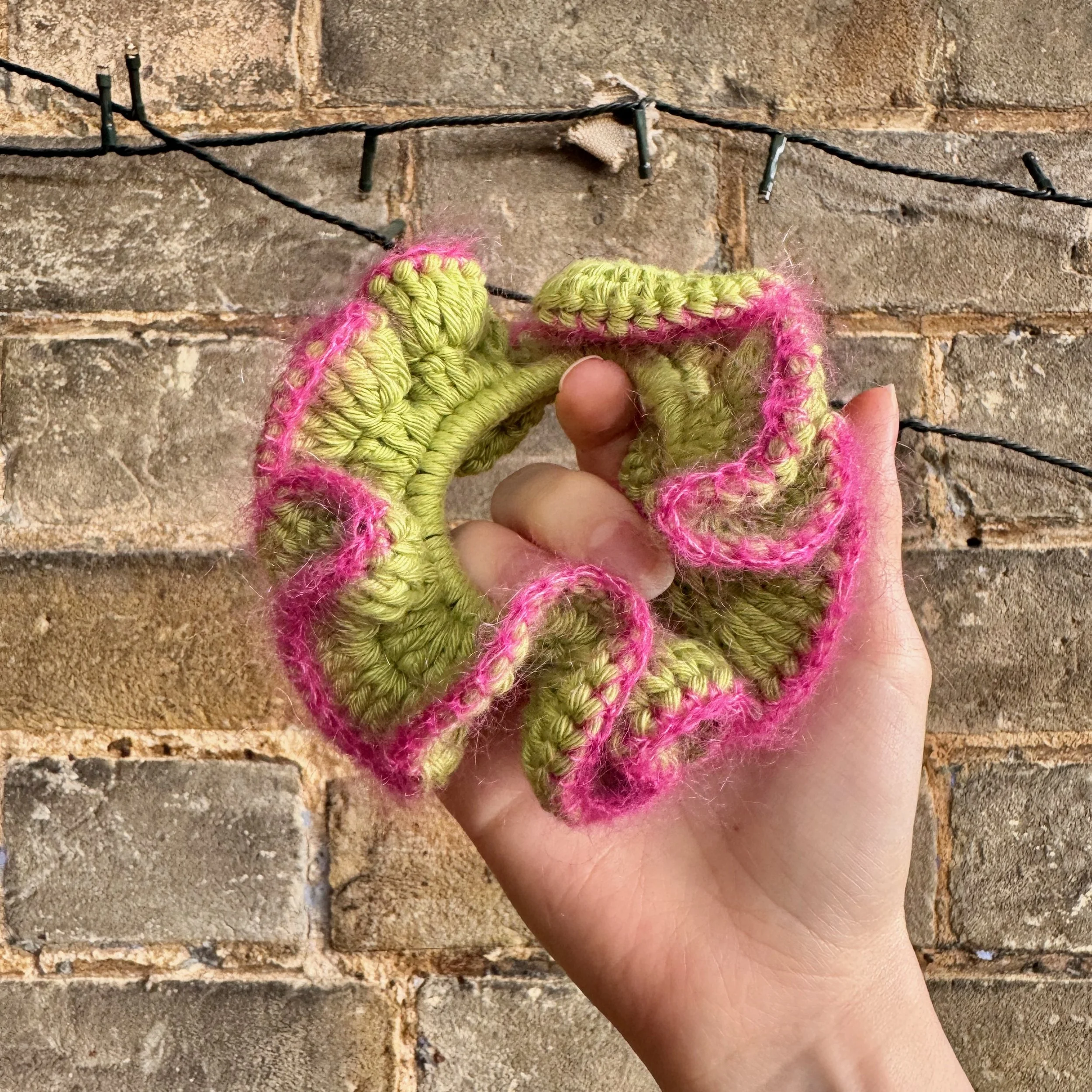 Berry Petal Scrunchie