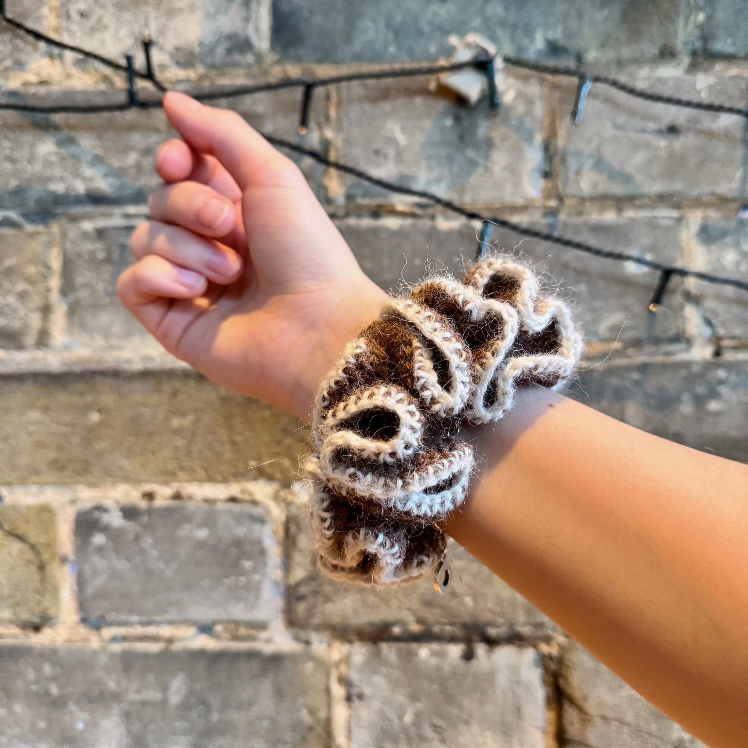 Cocoa Petal Scrunchie