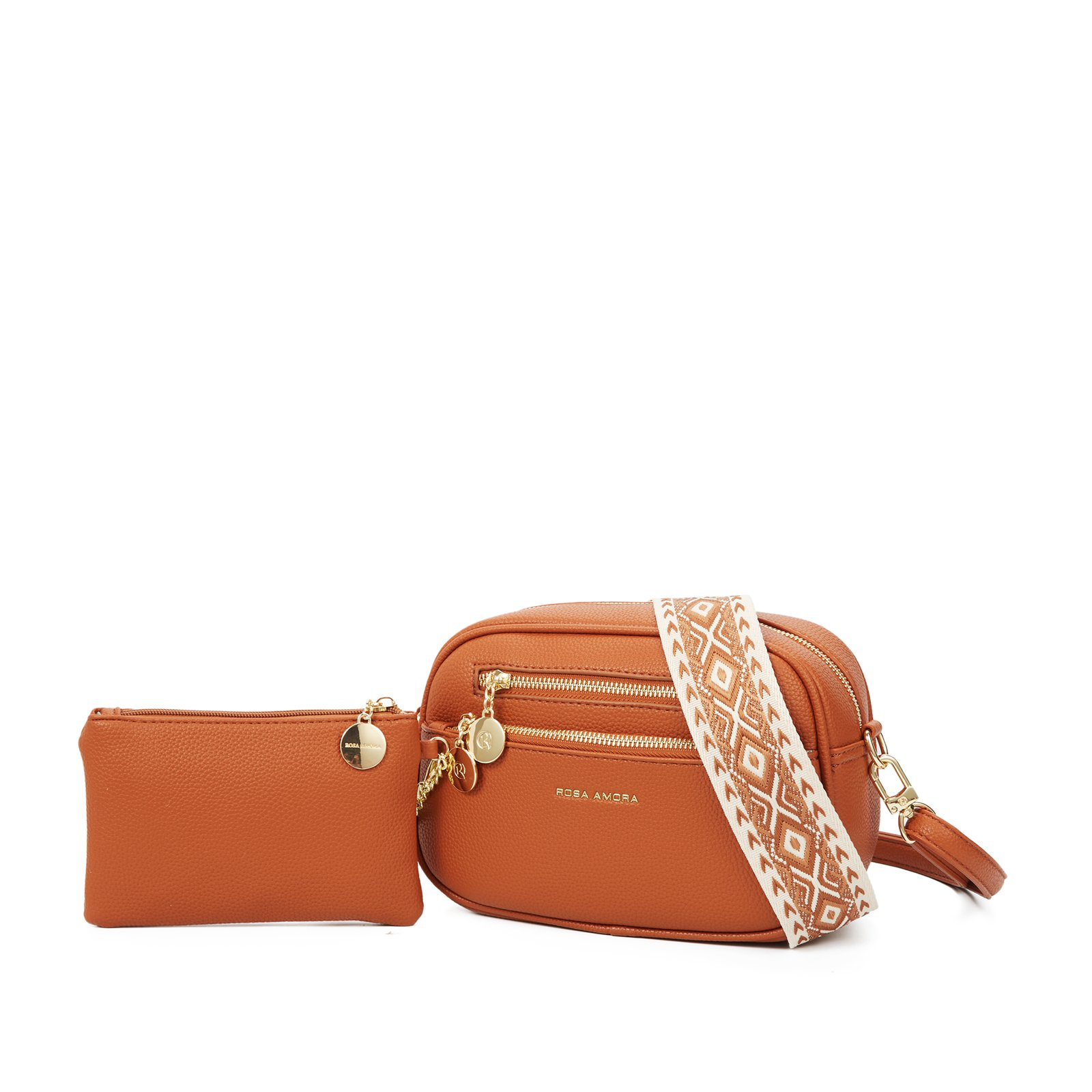 Bolsa Transversal Rosa Amora Duo