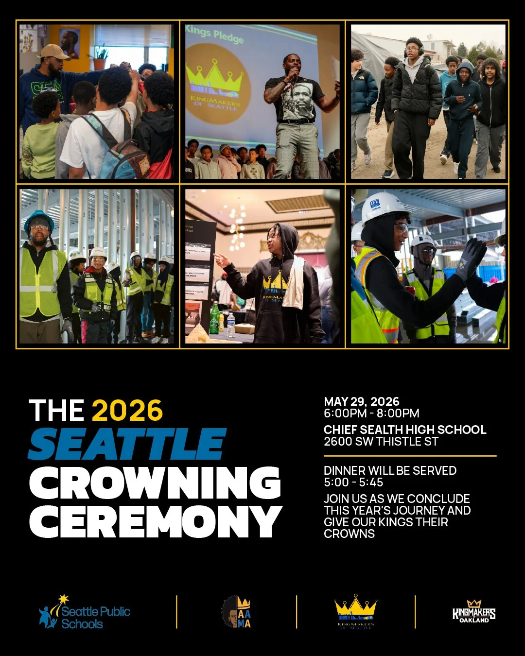 Kingmakers of Seattle Crowning Ceremony: Honoring Growth, Dedication, and Excellence!
