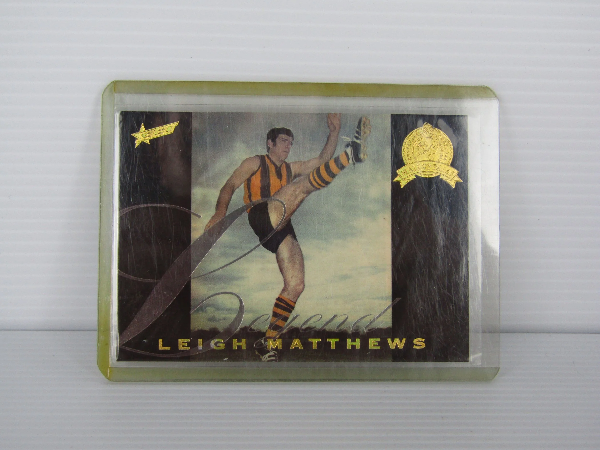 1996 Select AFL Hall Of Fame Leigh Matthews Legend Card