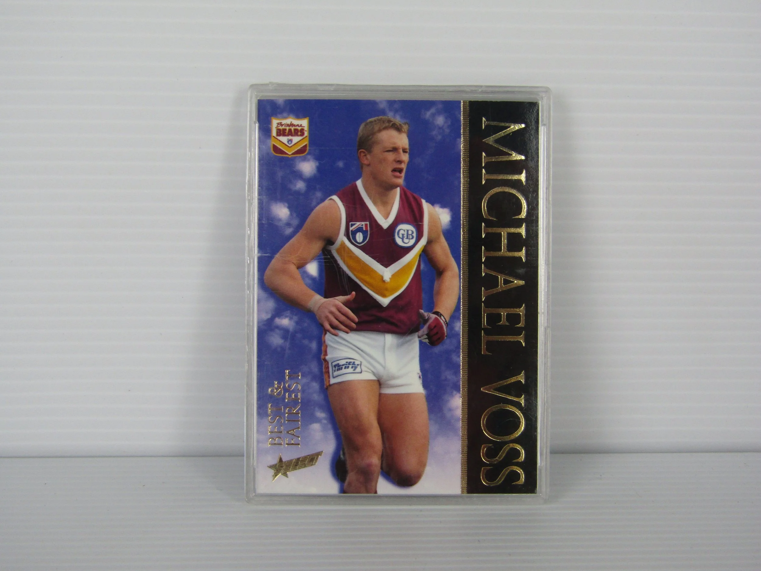 1996 Michael Voss Best & Fairest AFL Card
