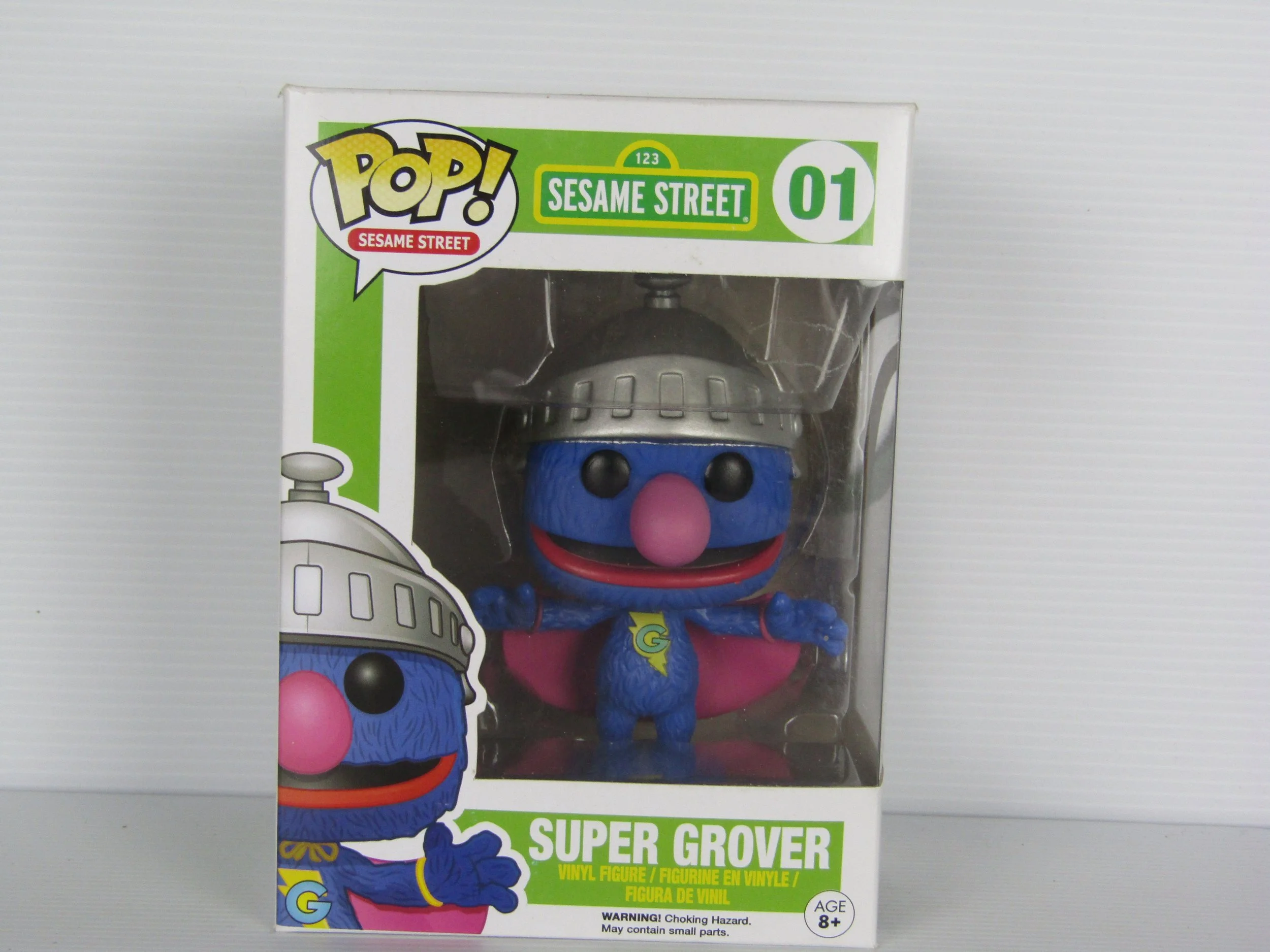 Funko Pop Vinyl Sesame Street Super Grover with Protector