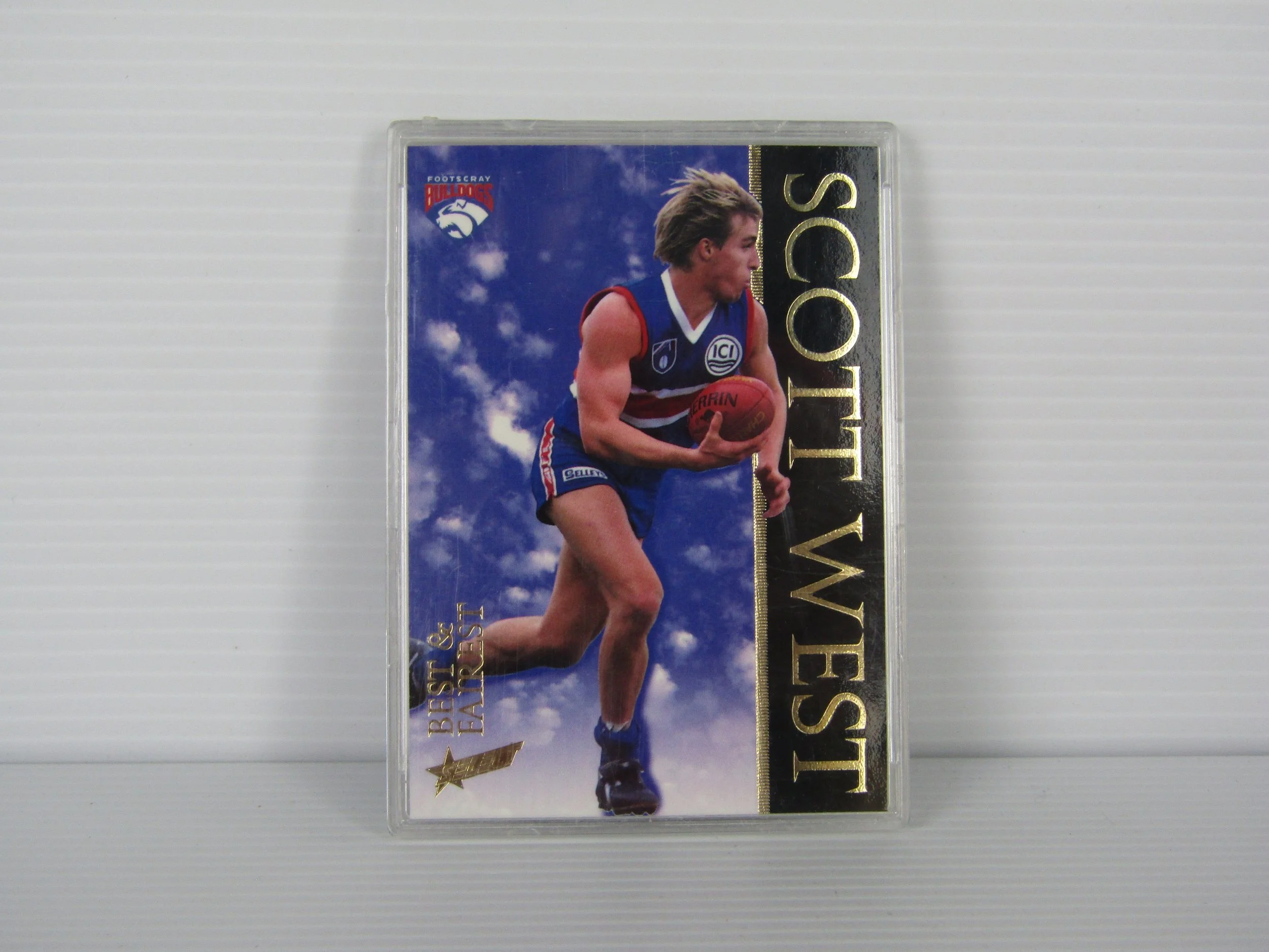 1996 Select AFL Best & Fairest Scott West Card