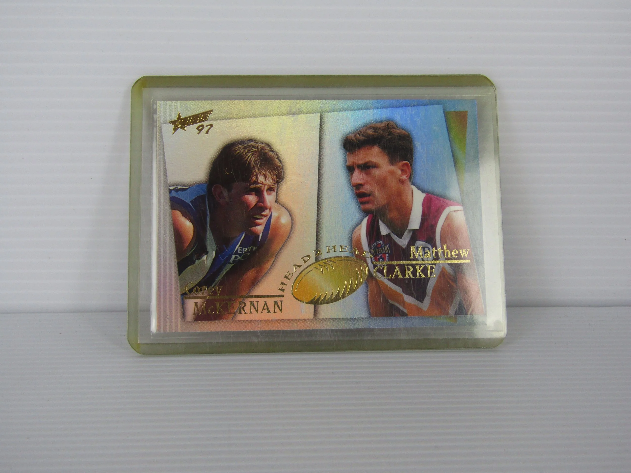 1997 AFL Head 2 Head Legends Card