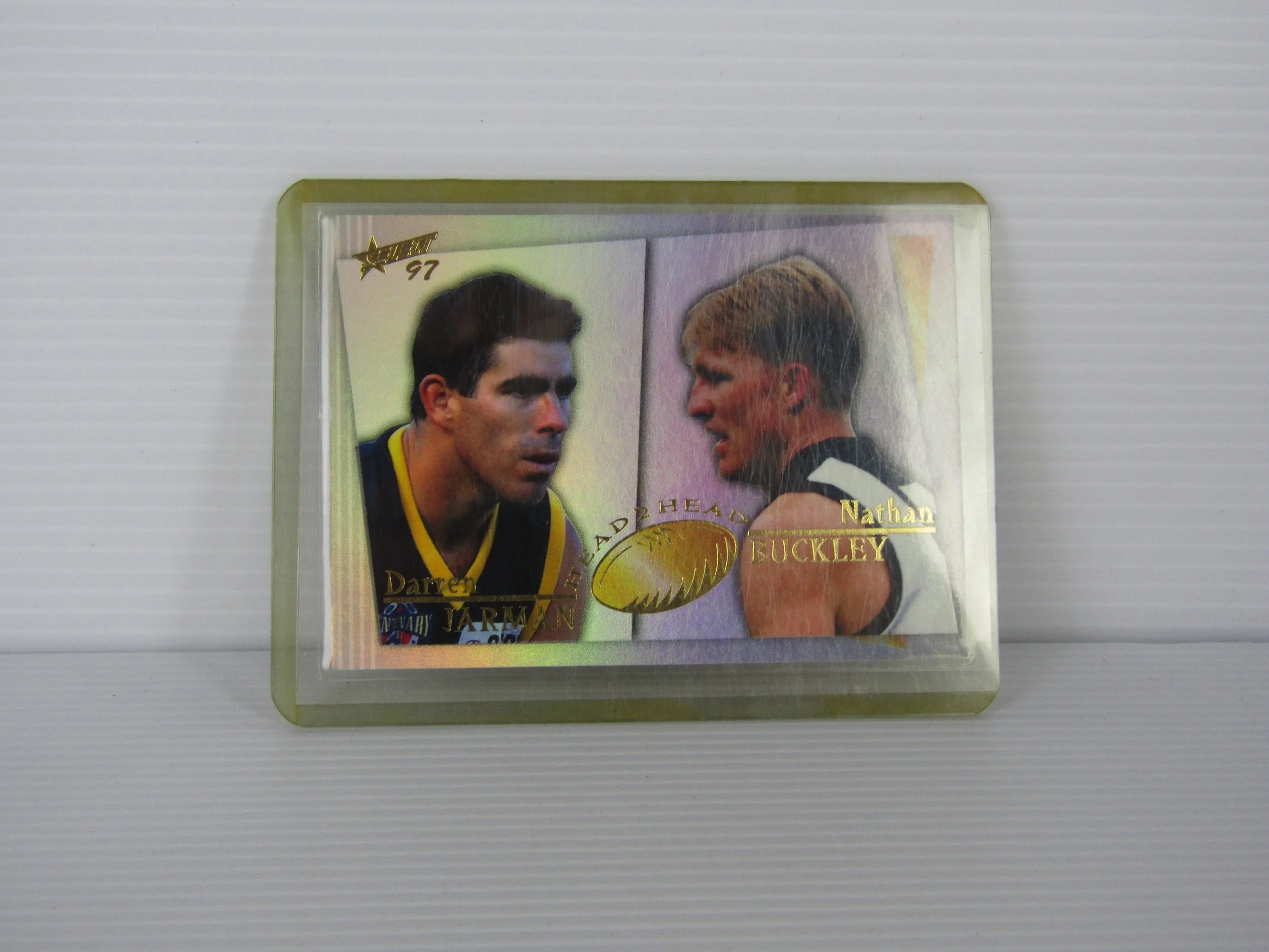 1997 AFL Select Ultimate Head 2 Head Collectible Card