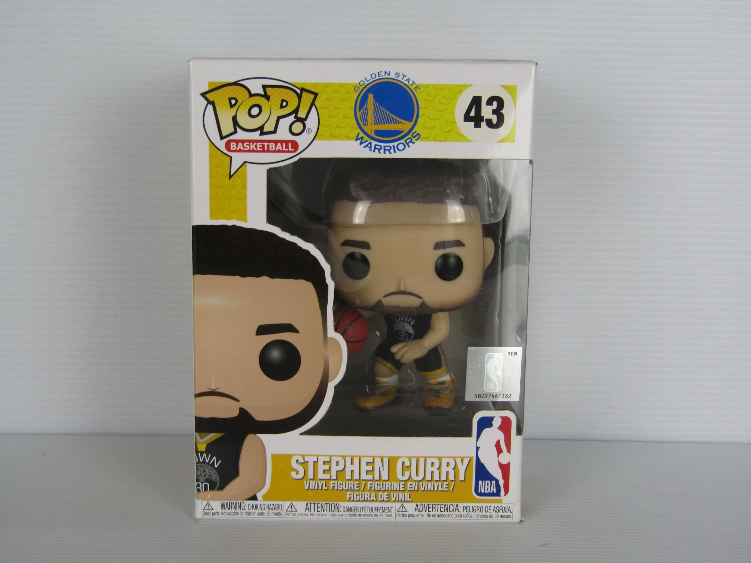 Stephen Curry Golden State Warriors Pop! Vinyl Figure #43