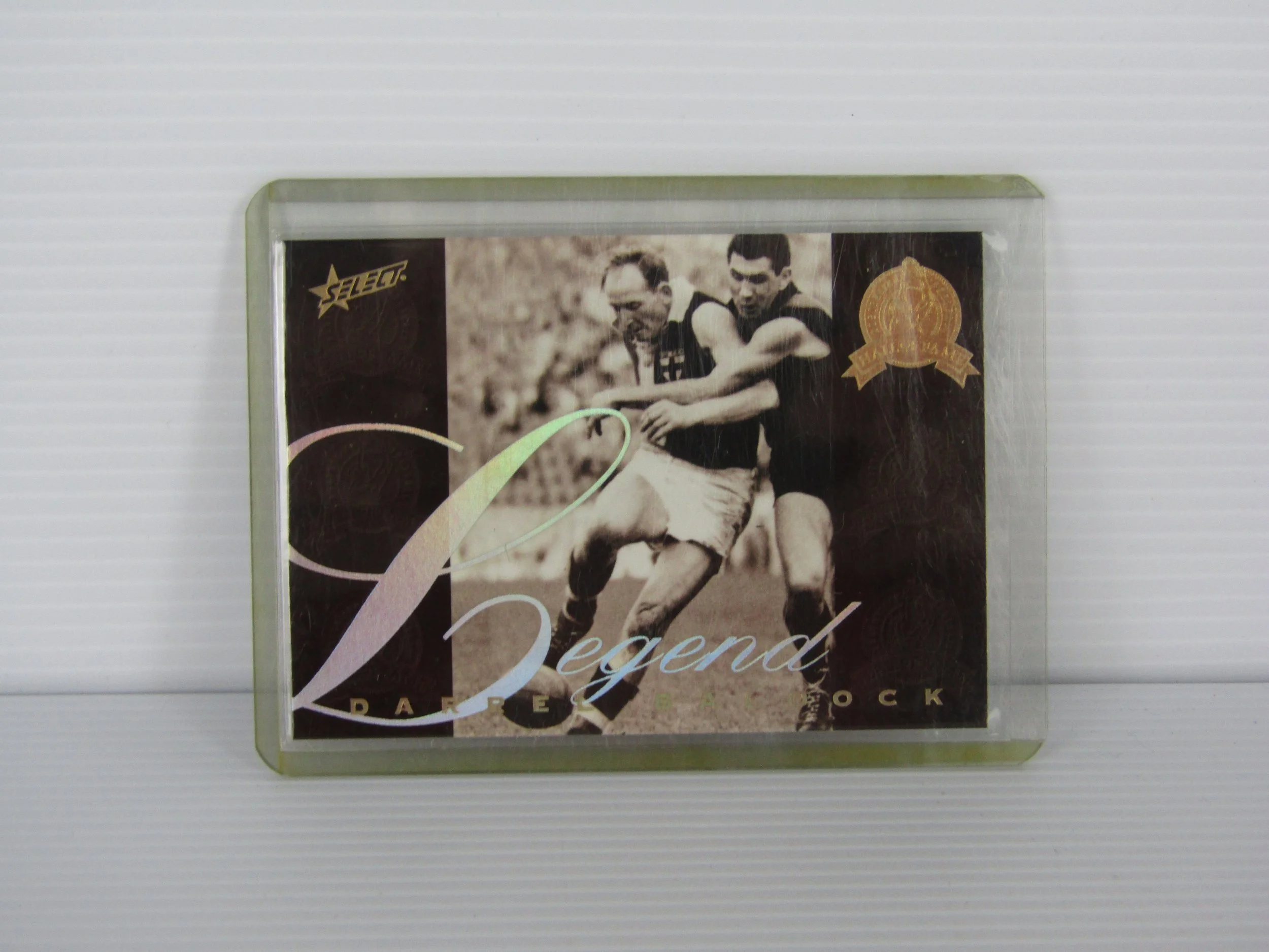 2007 Select Hall of Fame Legend Darrel Baldock Card