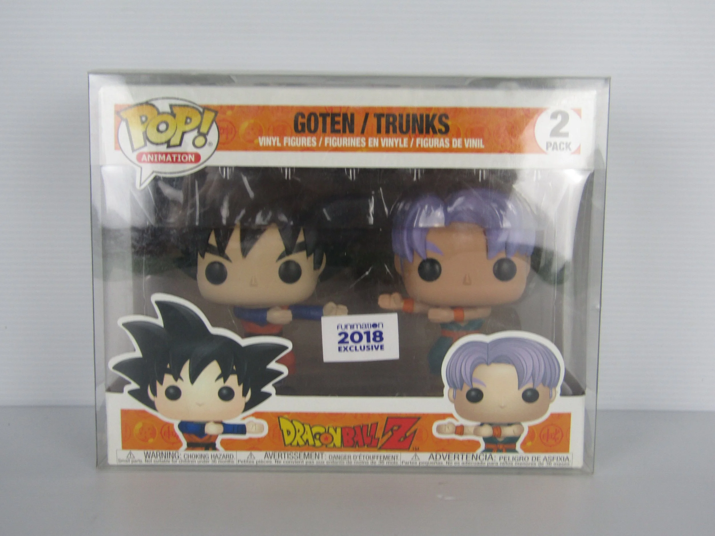 Funko Pop! Goten & Trunks 2 Pack - 2018 Exclusive
