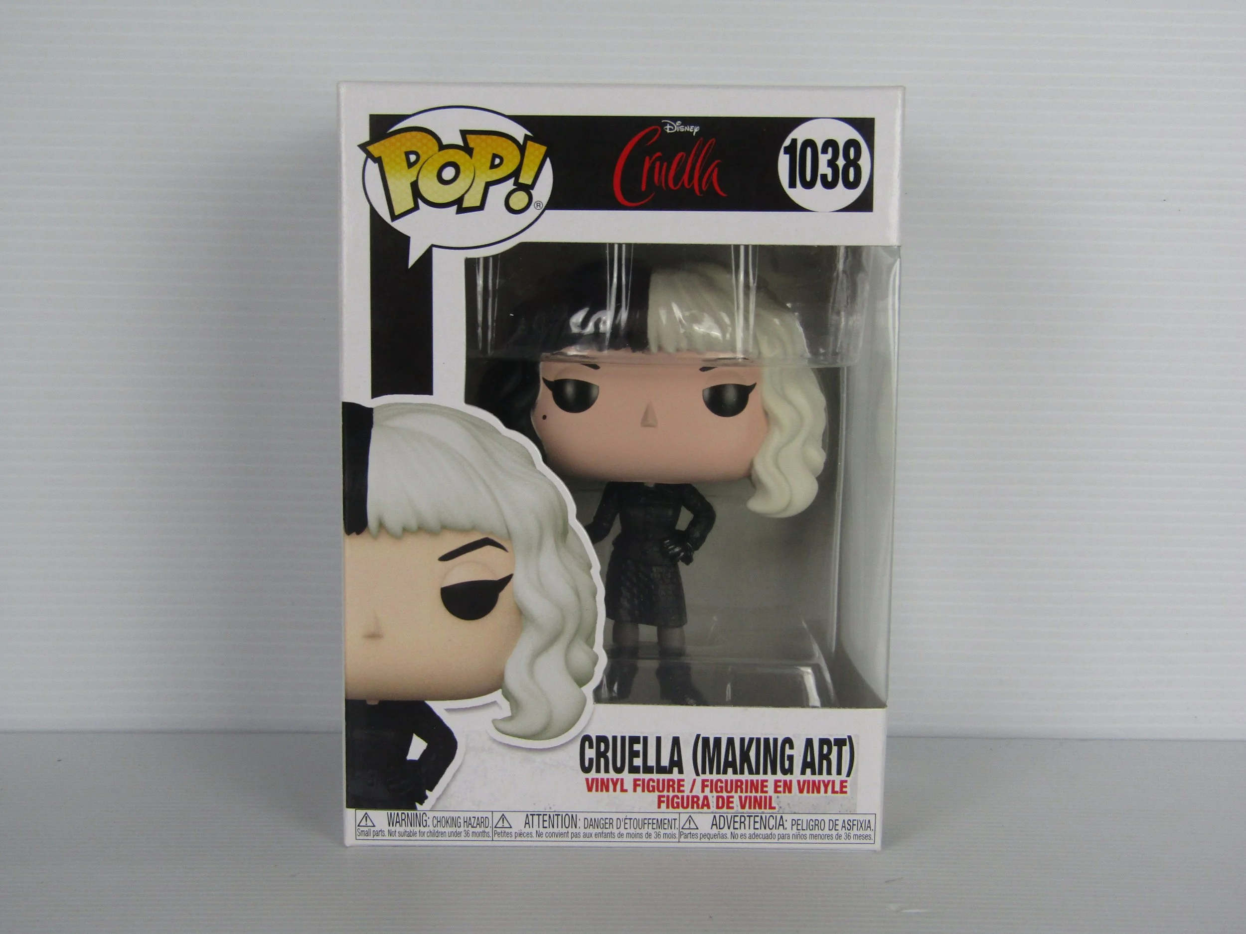 Disney Cruella Funko POP Vinyl Figure - Cruella Black Dress Art 1038