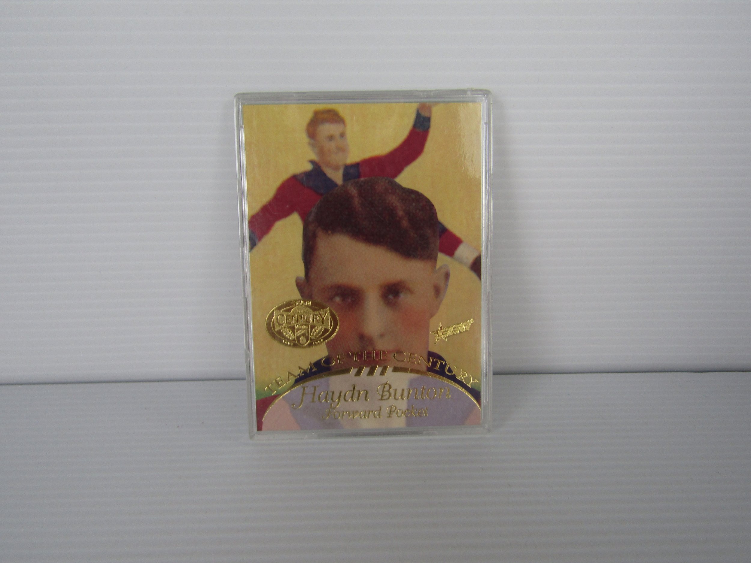 1996 AFL Hall of Fame Haydn Bunton Collector's Card