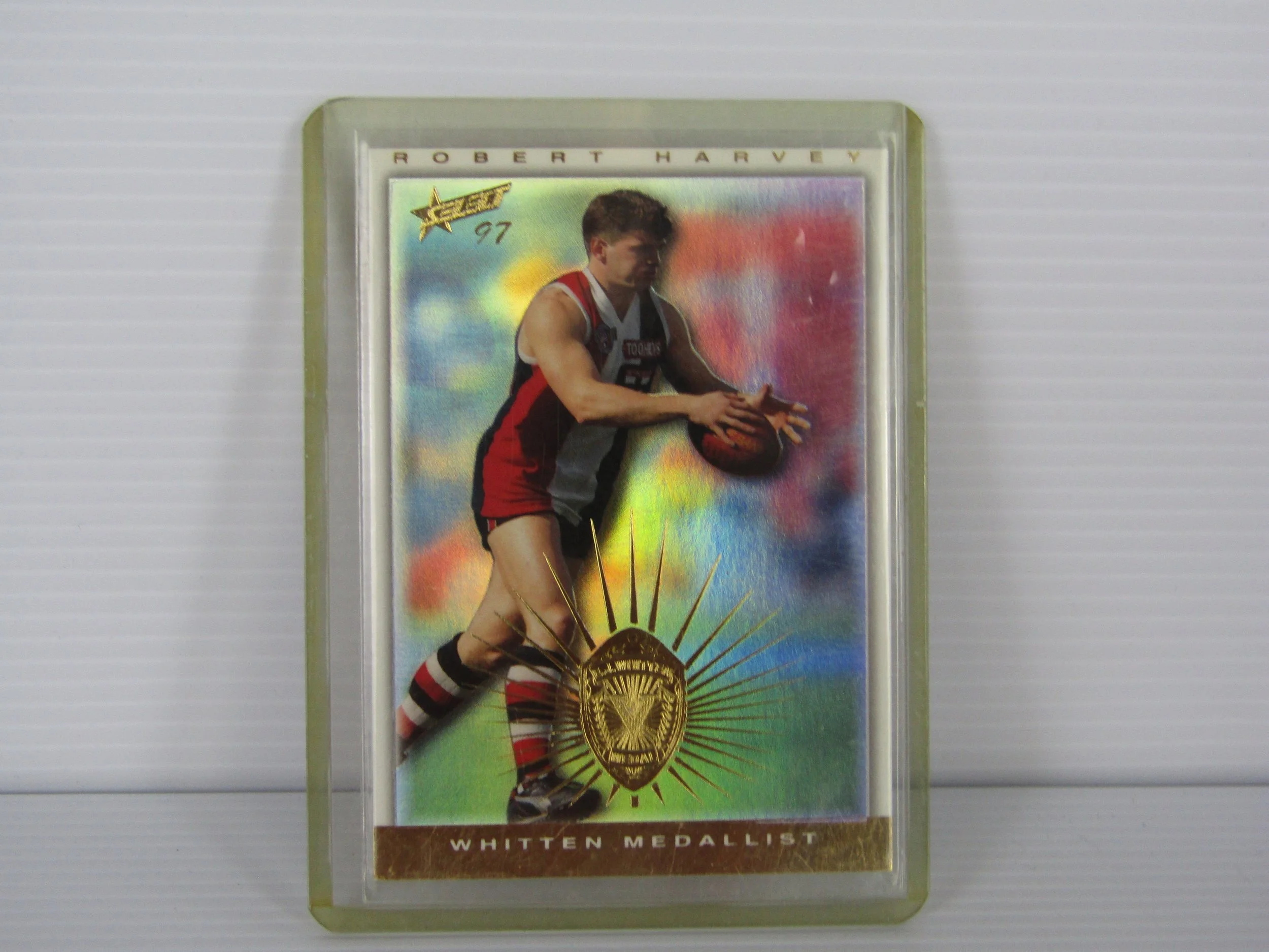 Robert Harvey 1997-98 St Kilda AFL Medal Cards