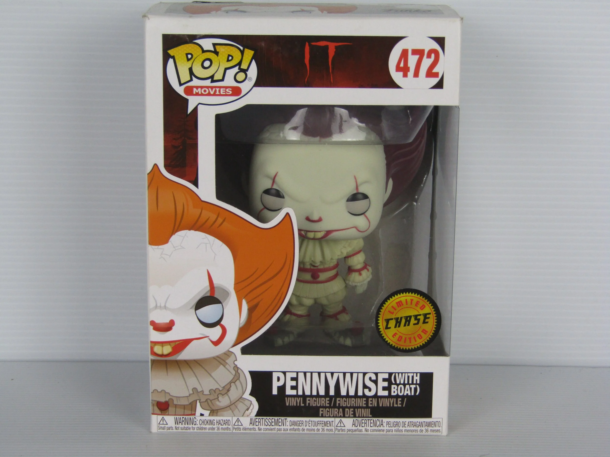 Pennywise With Boat Funko Pop! Vinyl Figure Sepia Chase #472