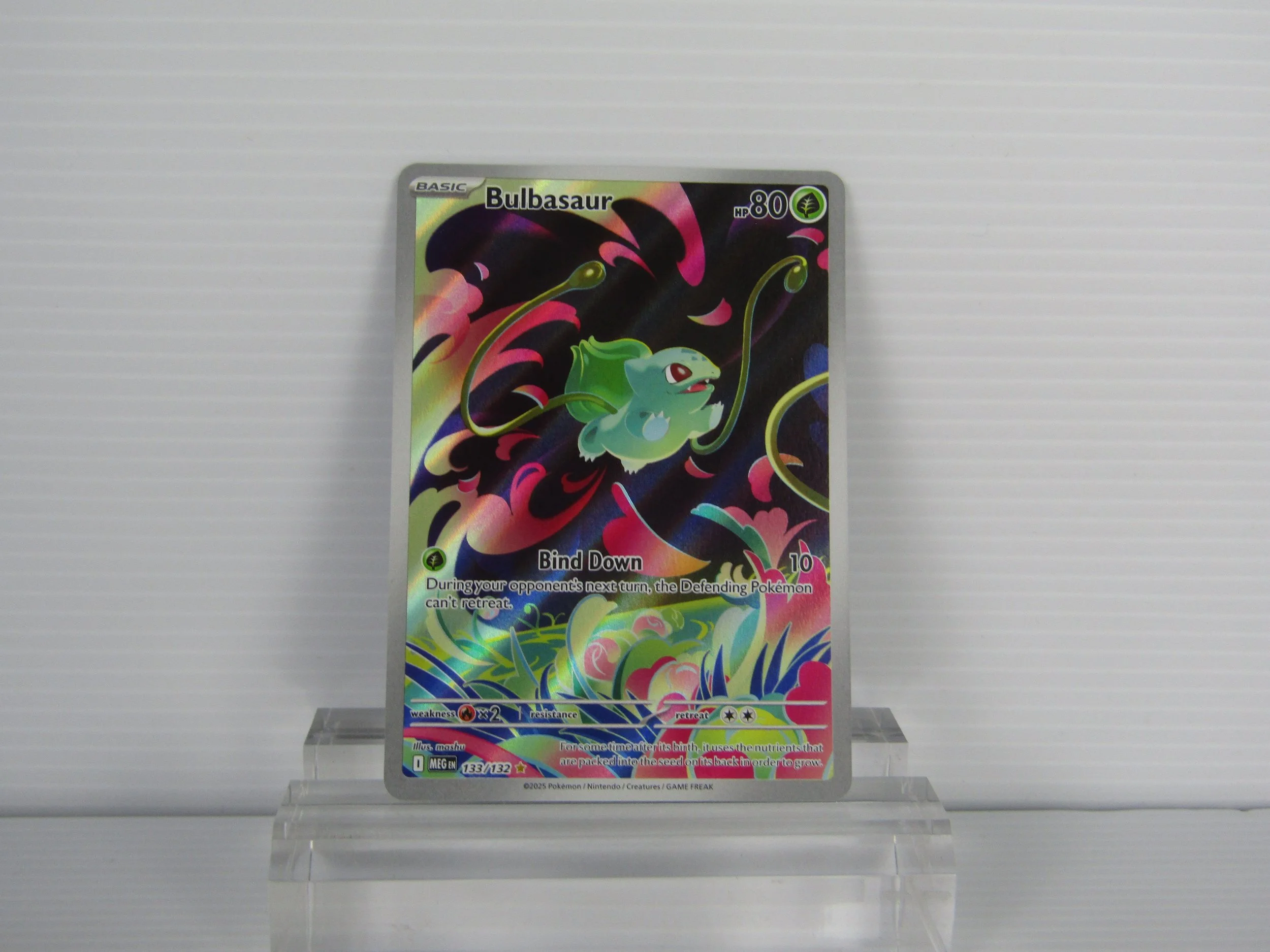 Bulbasaur Mega Evolutions Ultra-Rare Card ( Mint )