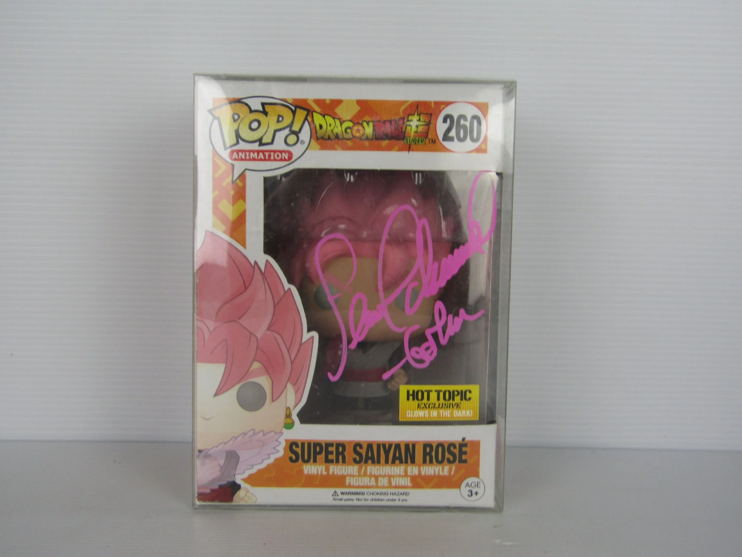 Sean Schemmel Signed Super Saiyan Rosé Funko Pop!