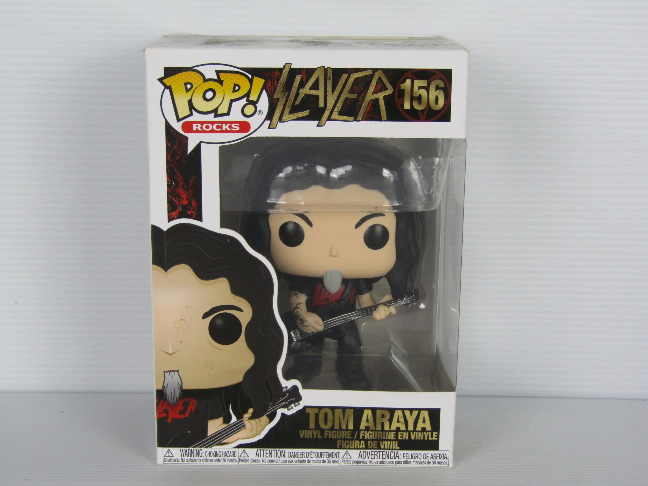 Funko Pop Rocks SLAYER Tom Araya #156