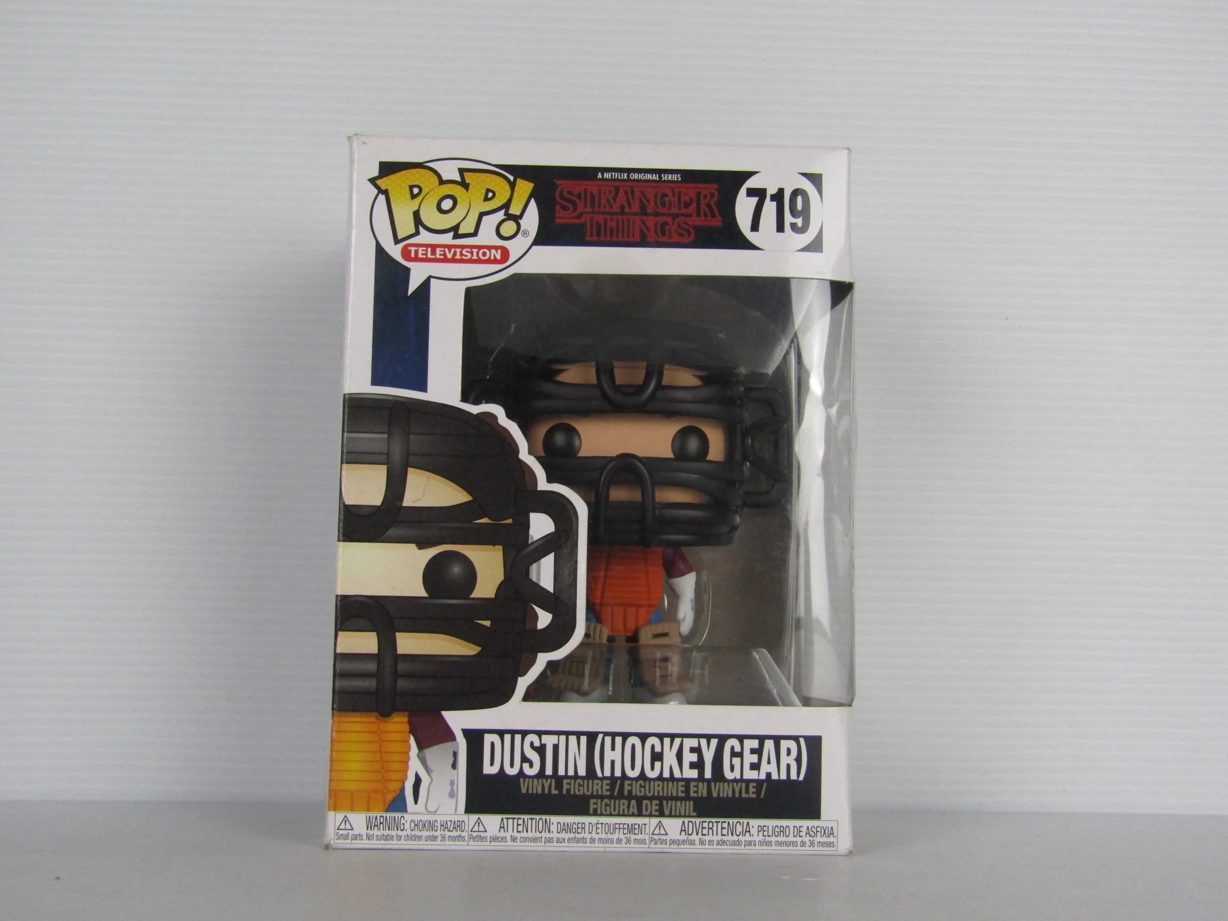 Stranger Things Dustin in Hockey Gear Pop! Vinyl #719