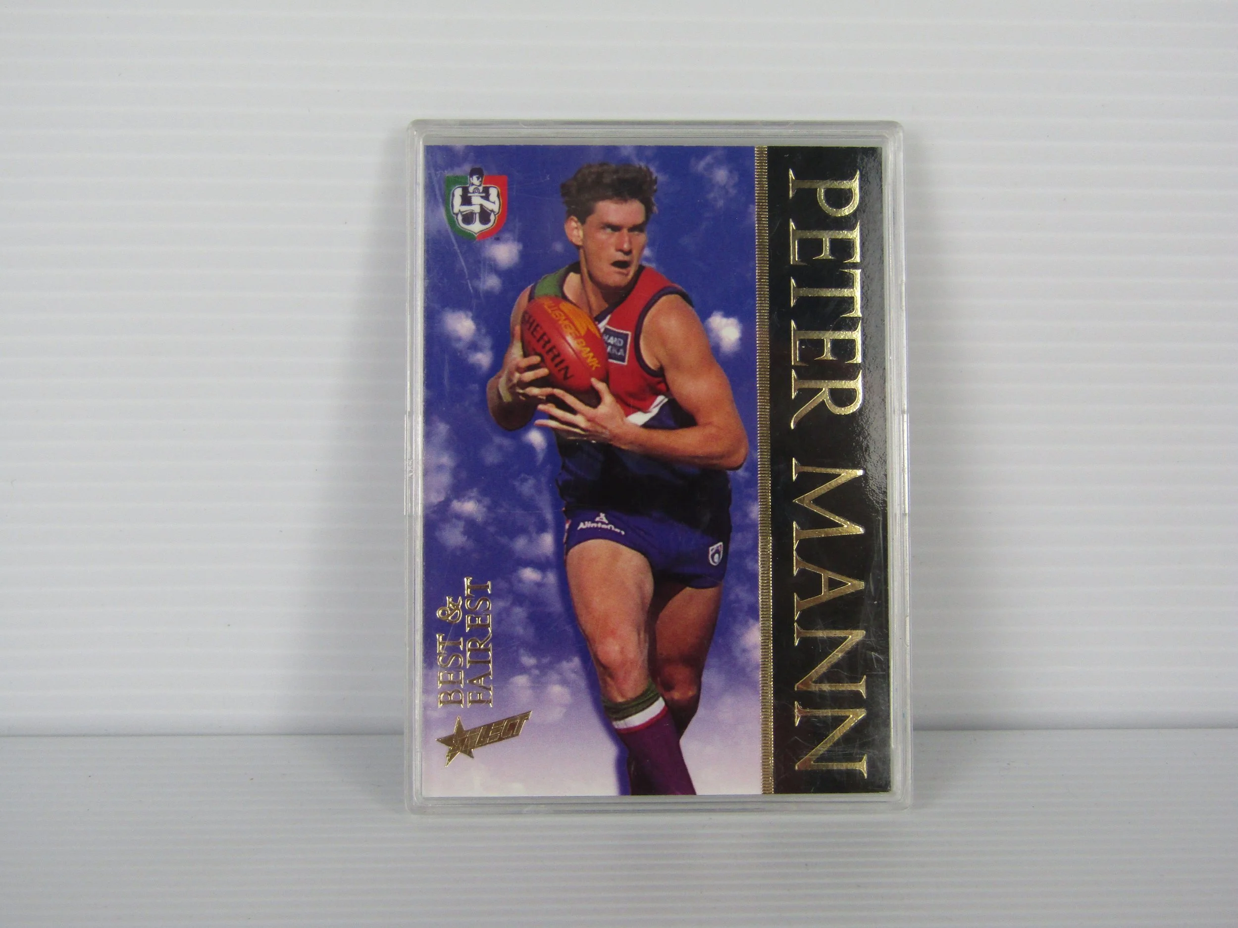 1996 Select Centenary Peter Mann Best & Fairest Card (BF8)