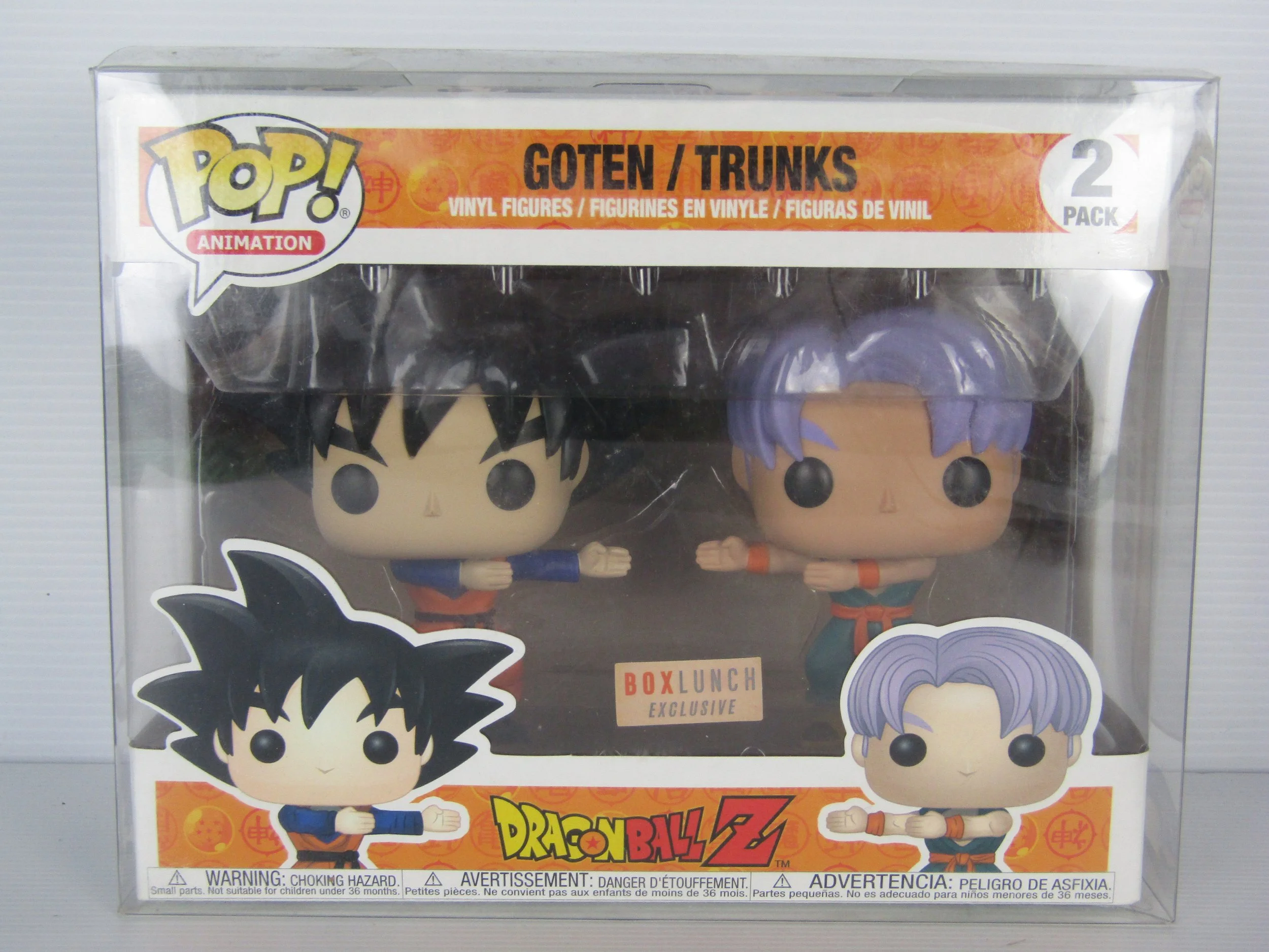 Dragon Ball Z Funko POP Goten & Trunks Exclusive 2-Pack
