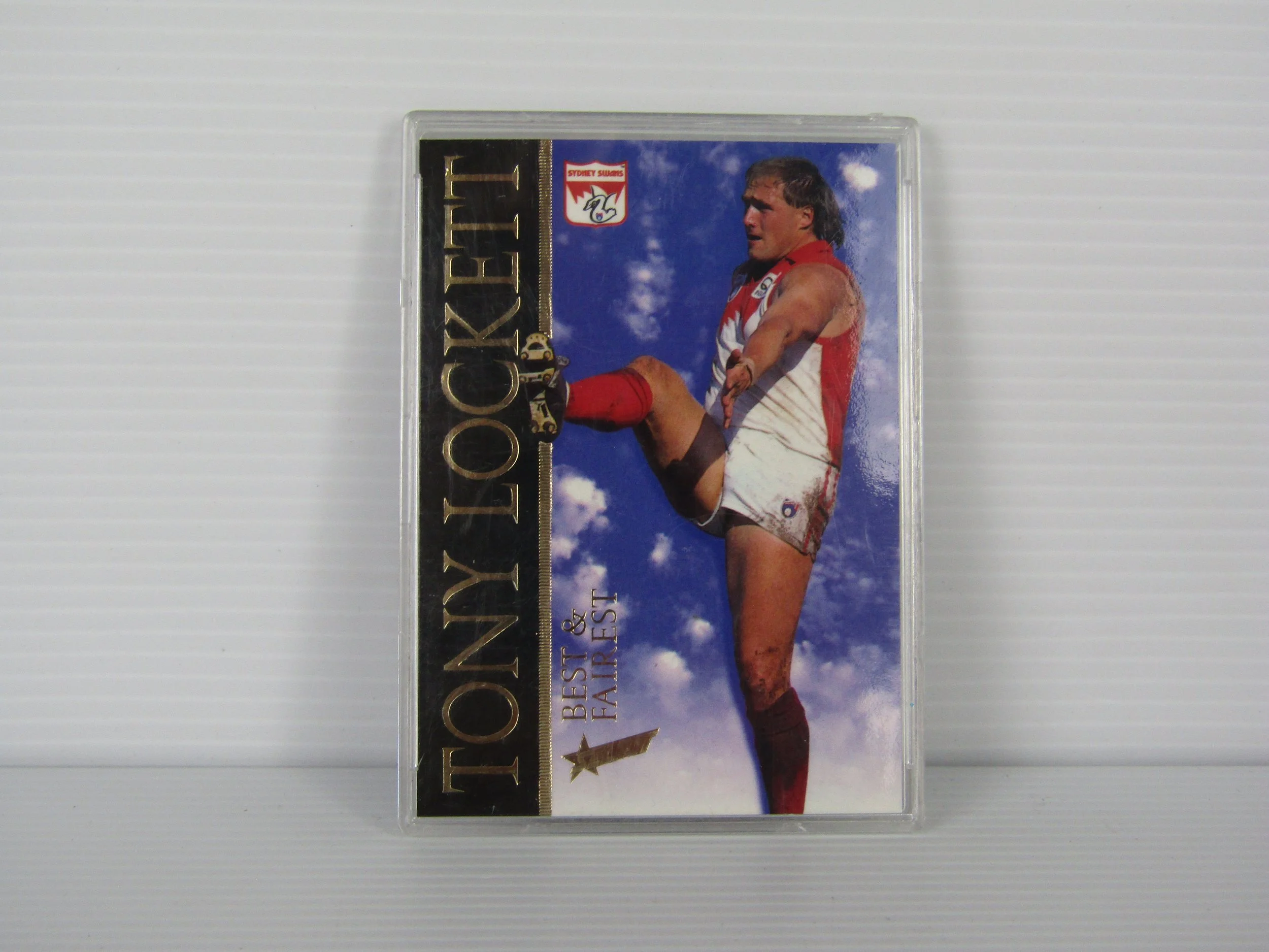 Tony Lockett 1996 Select Centenary Best & Fairest Card