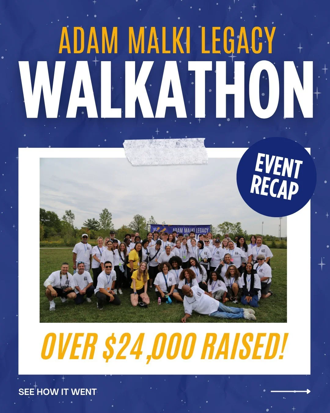 On September 13th, our community came together for the Adam Malki Walkathon &mdash; and we are speechless. 💙 It truly took a village, and the love and support we felt was unforgettable.

From family and friends, to local businesses big and small, to