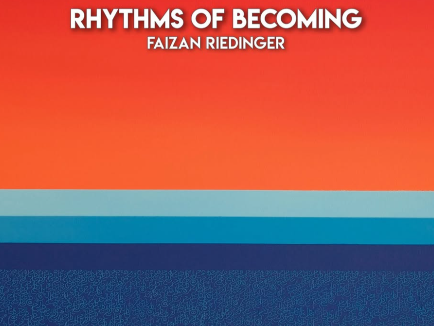 A landscape view of mountains, a lake, and rolling grassy hills with trees and shrubs.