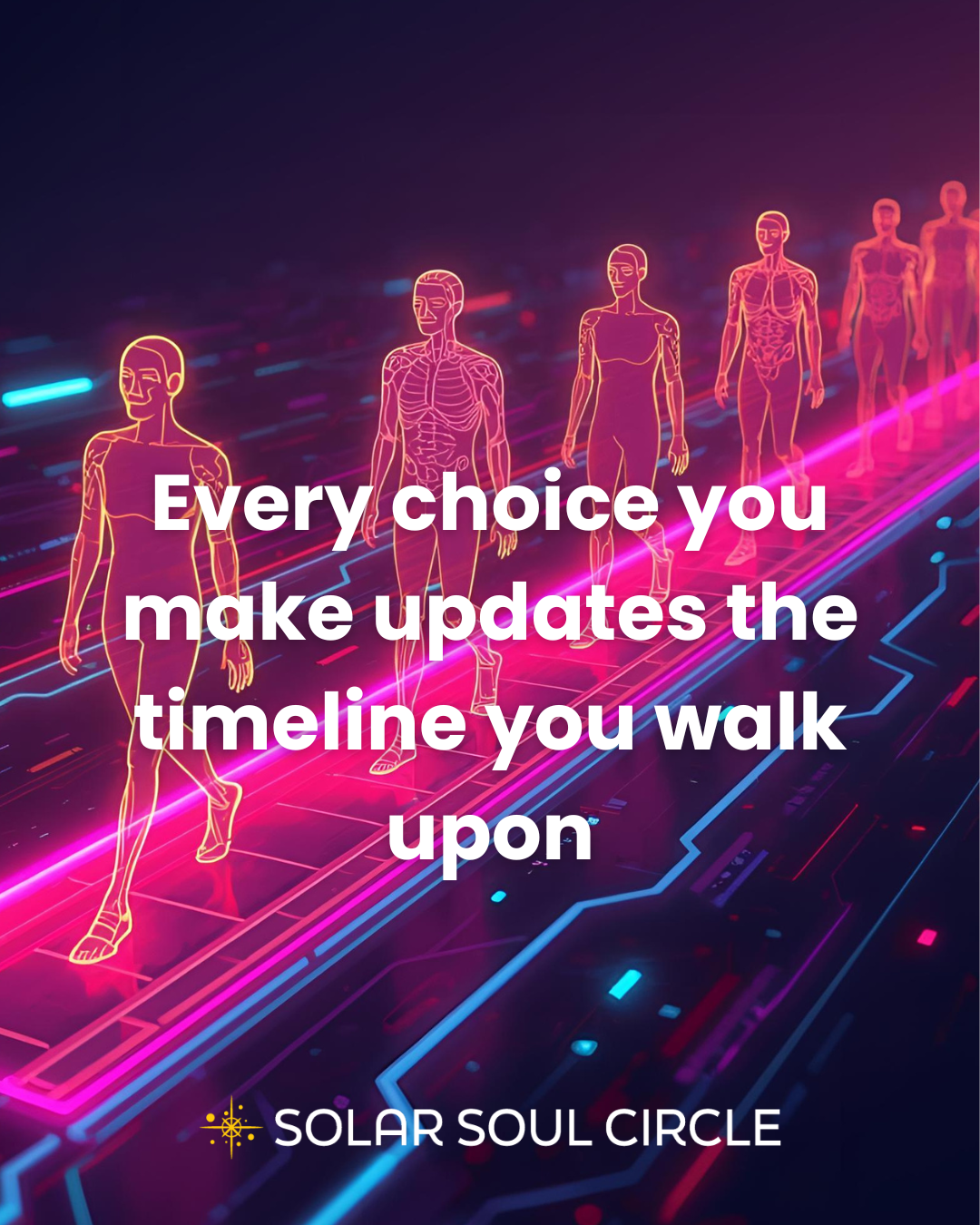 Ascension quote about conscious choice and shifting personal timelines