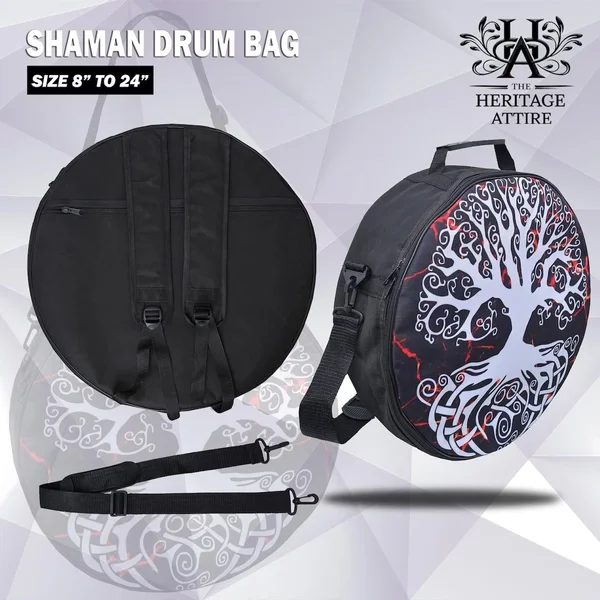 22" Buffalo Drum Bag