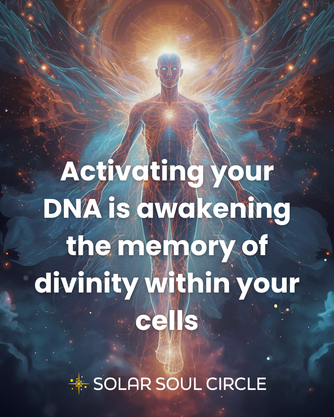 Ascension quote about DNA activation and remembering inner divinity within the body
