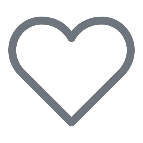 Outline of a gray heart on a black background.