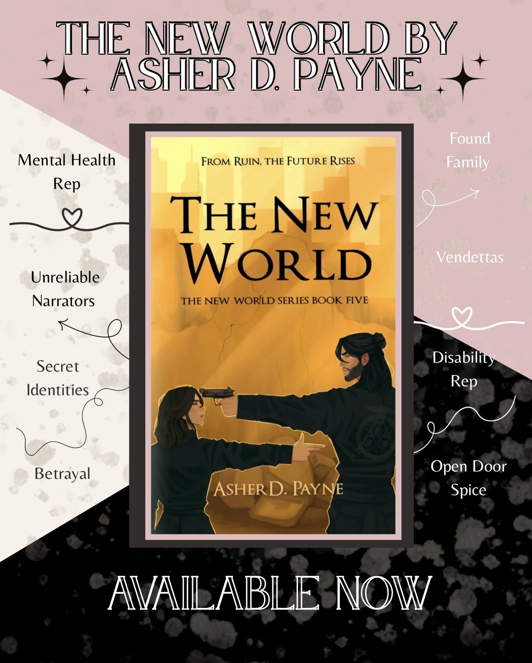 The final installment in &ldquo;The New World&rdquo; series by @author.asherdpayne is officially available to purchase! 

&ldquo;The New World&rdquo; is the epic finale of this incredible dystopian book. It is available for purchase on Amazon and Bar