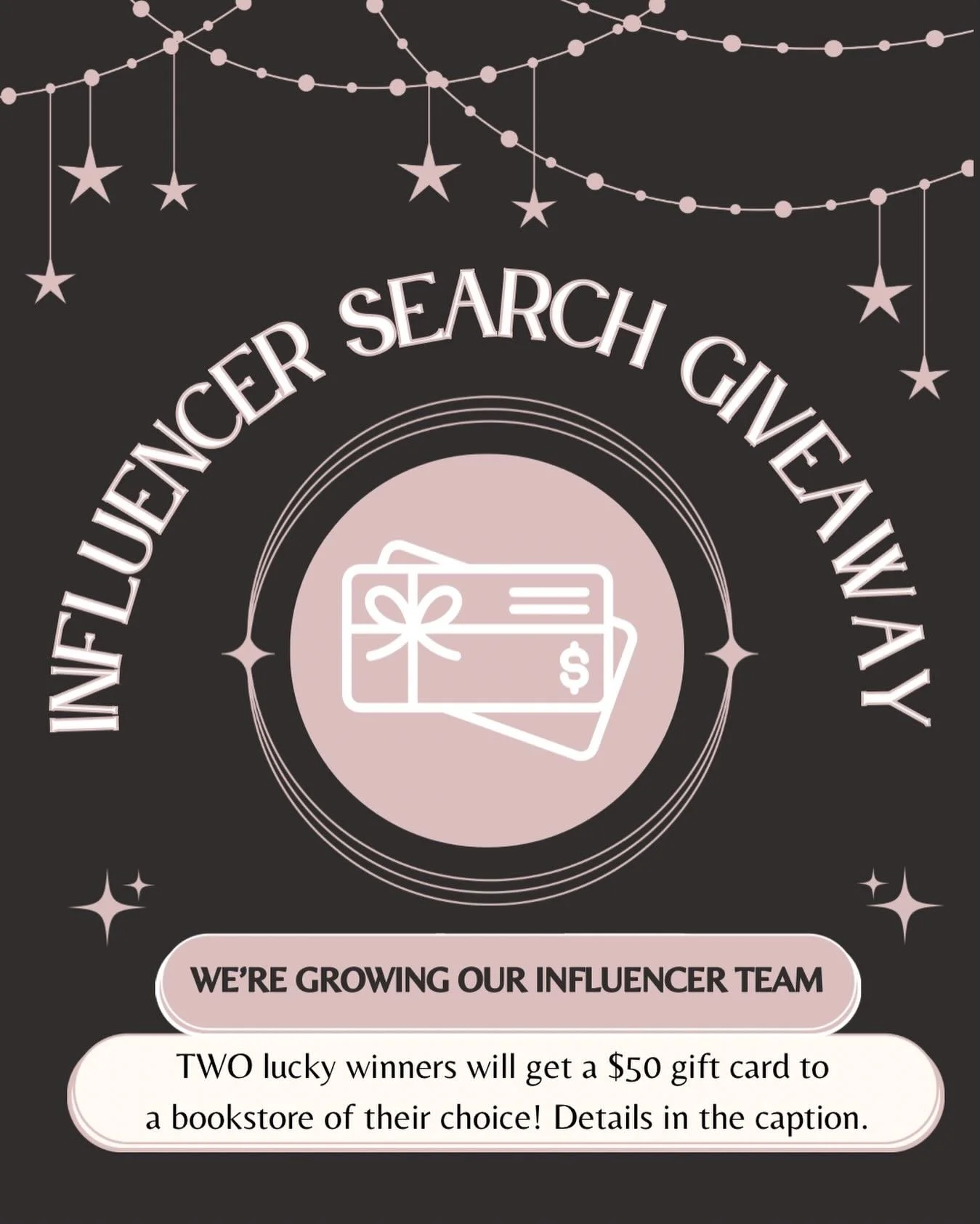 💫BIG things are happening over here at @rattlethestarspr and we&rsquo;re looking to add A LOT of new influencers to help support the upcoming surge of ARC and Street Team sign-ups we have in 2026 and beyond! 💫

🎁Two lucky winners will have the cha
