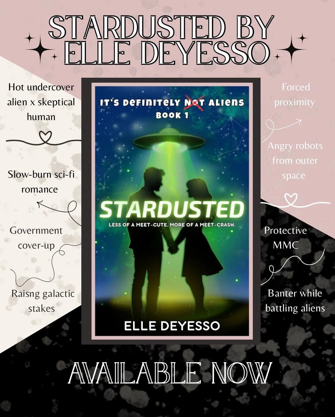 Let&rsquo;s talk aliens. 👽

We&rsquo;re totally obsessed with the &ldquo;It&rsquo;s Definitely Not Aliens&rdquo; series. We want you to be too. Take some time to read about &ldquo;Stardusted&rdquo; and &ldquo;Starfalling&rdquo; by @elledeyesso 🛸

F