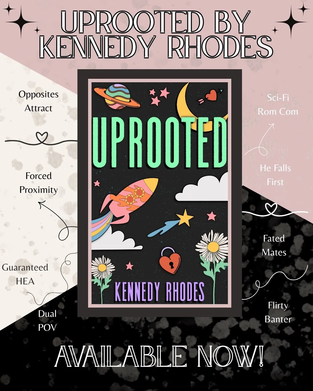 Let&rsquo;s talk aliens. 👽

Uprooted is the Sci-Fi Rom-Com you&rsquo;ve been waiting for, where the only thing more dangerous than killer aliens is falling for the arrogant one who won&rsquo;t stop until he wins you over. Grab Uprooted, and escape i