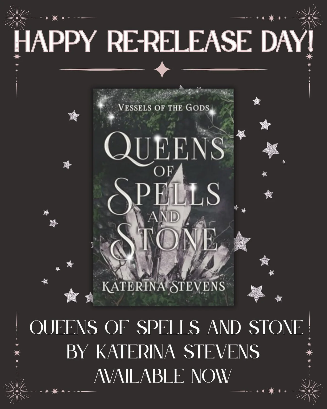 Queens of Spells and Stones by @authorkaterinastevens is re-releasing TODAY, April 17th&ndash;exactly ONE YEAR after the initial indie publication date! 🎉

TODAY ONLY: You can download Queens of Spells and Stones for FREE on Amazon! 

Books two and 