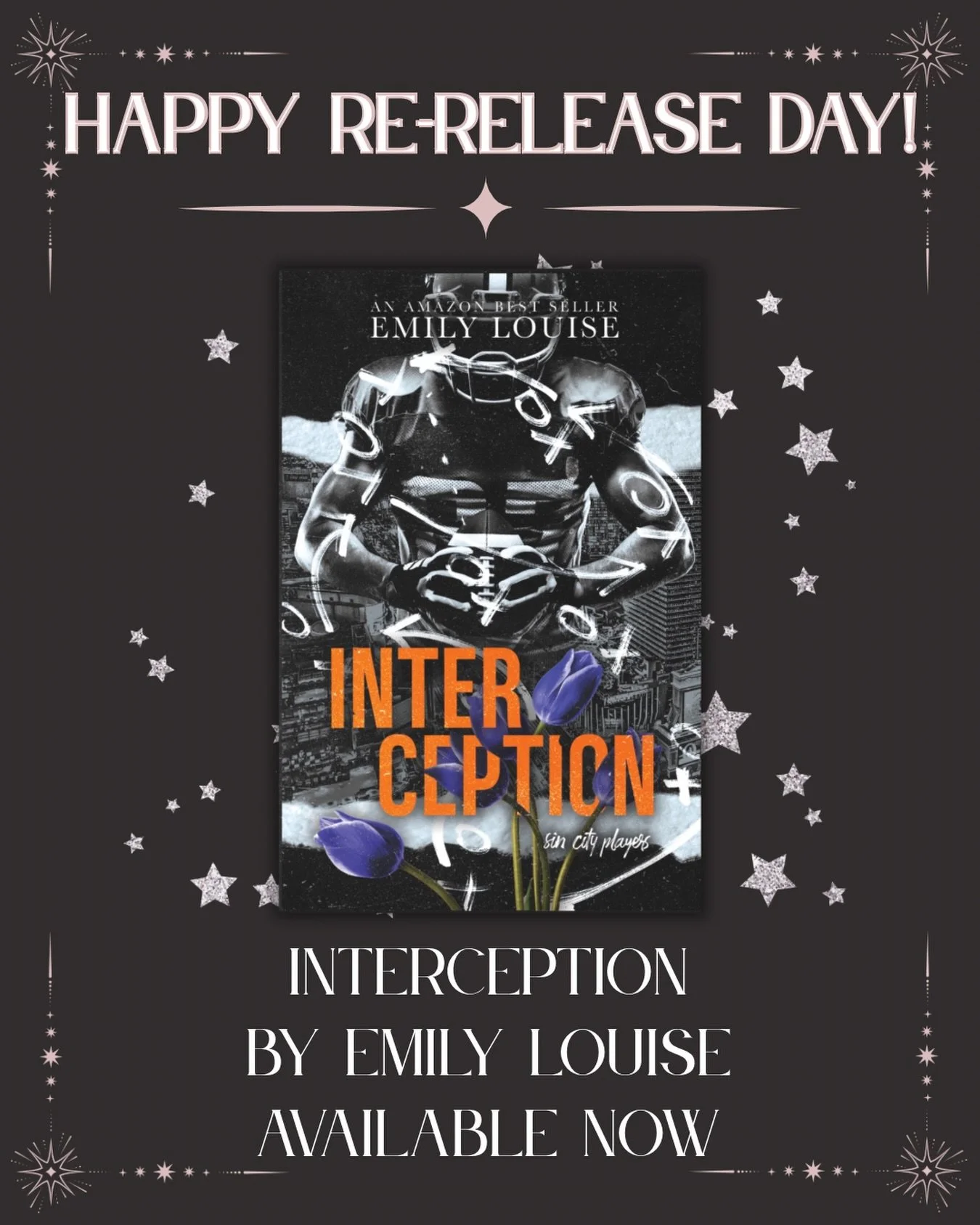 Happy Re-release Day to @emilylouiseauthor 🎉

&ldquo;Interception&rdquo; is now available on Kindle Unlimited and available for purchase! 

If you&rsquo;re searching for an angsty, spicy, grumpy x sunshine romance with second chance lovers and a &ld
