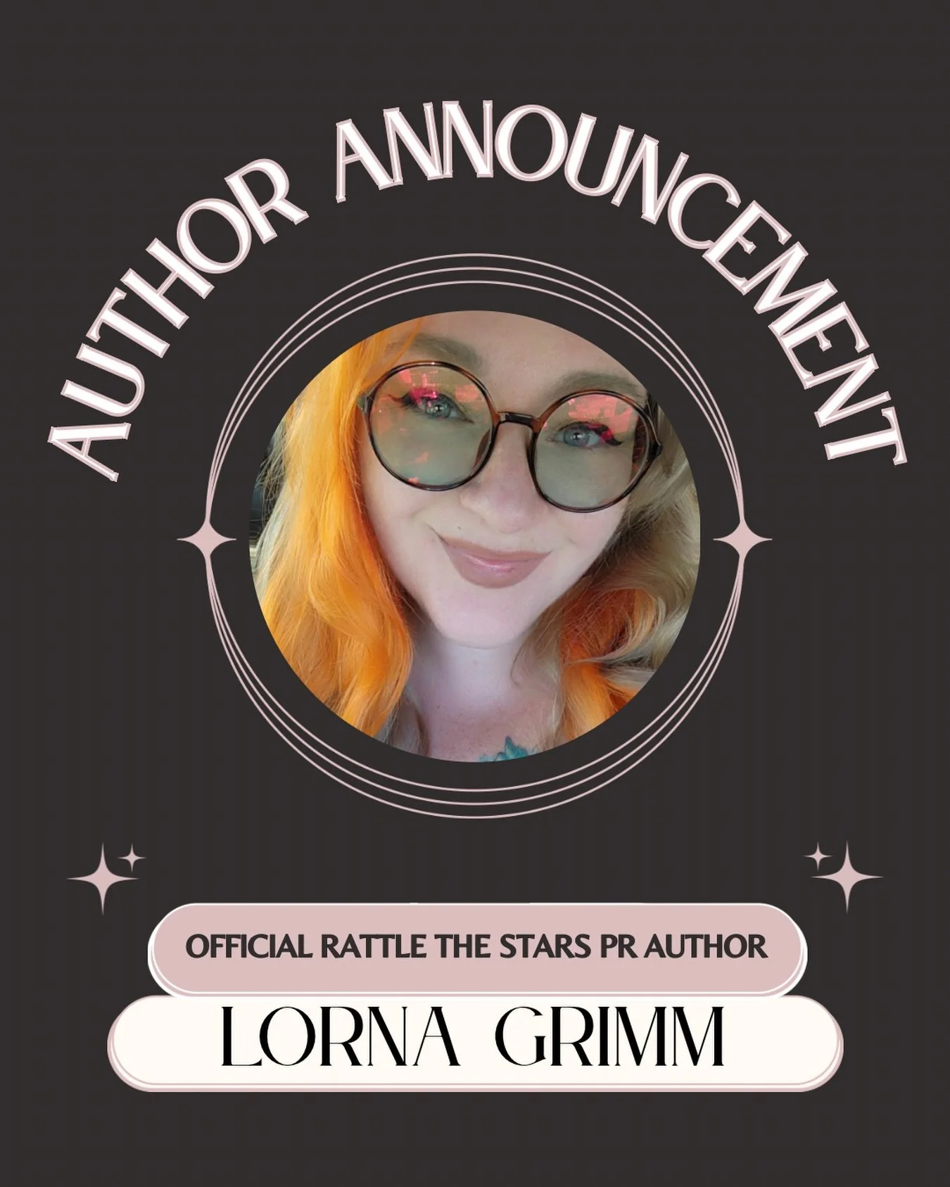 Exciting author announcement! 🗣️ Everyone welcome in @lornagrimmauthor! 🎉

We are so excited to be working with Lorna! She&rsquo;s been on a few of our teams and is extremely talented! She does her own art. (Which is incredible!!) She even did some