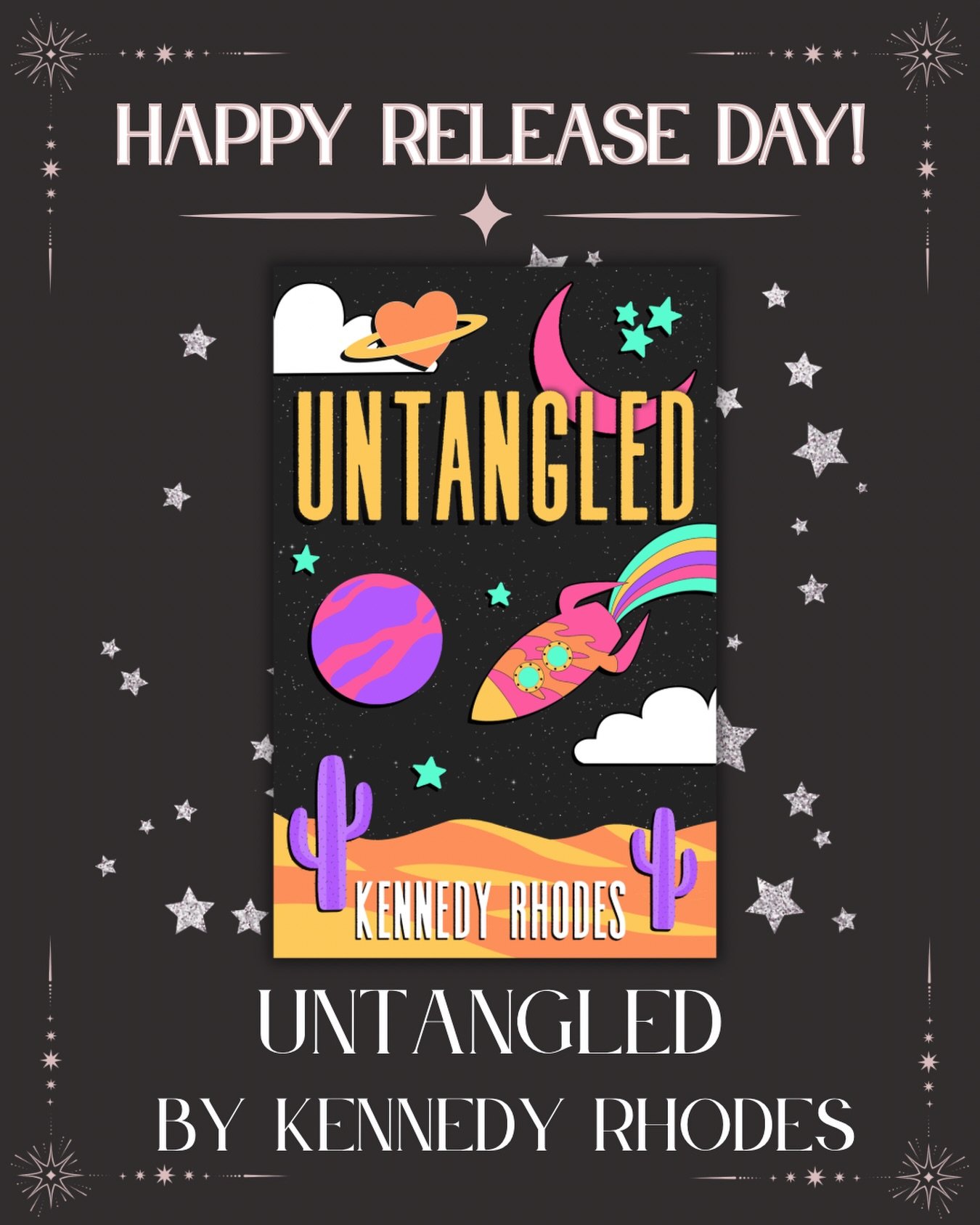 Happy Release Day to @kennedyrhodesbooks! 🎉🎉

&ldquo;Untangled&rdquo; is available for purchase and is on Kindle Unlimited! 

If you are looking for an action rom-com with a sci-fi twist, this book is for you! &ldquo;Untangled&rdquo; is the second 