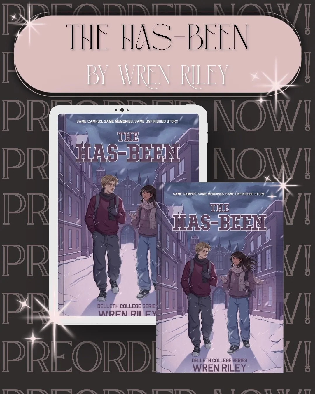 Pre-order for @wren.writes.romance&rsquo;s upcoming hockey contemporary romance, &ldquo;The Has-Been,&rdquo; are available NOW on https://wrenwritesromance.square.site/. (🔗Link in Wren&rsquo;s bio!) All pre-orders include a signed paperback, bookmar