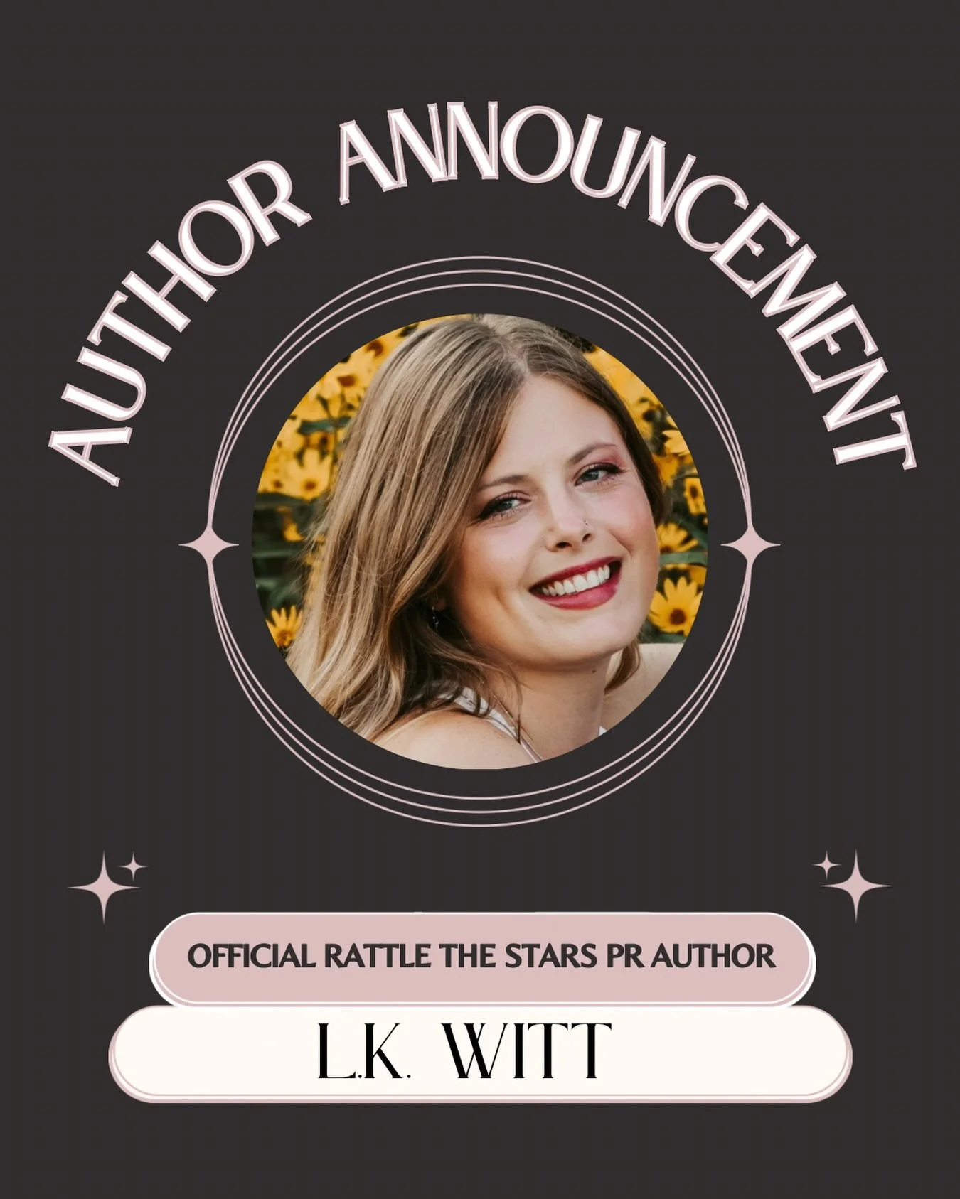 Everyone welcome in @lokatwrites 🎉

We are so excited to be working with L.K! Her debut Romantasy book is coming this fall. Keep an eye out for a signup SOOOOO SOON. 👀

Make sure you are following @lokatwrites and @rattlethestarspr for all upcoming