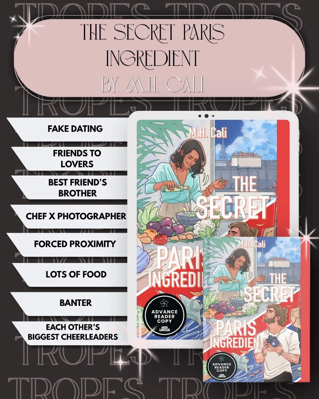 UMM HELLO?? Can we talk about how insane the cover for &ldquo;The Secret Paris Ingredient&rdquo; by @mhcaliwrites is??? 👀 (Shouts out @42fold.studio, of course!)

&ldquo;The Secret Paris Ingredient&rdquo; is perfect for lovers of cozy romances with 
