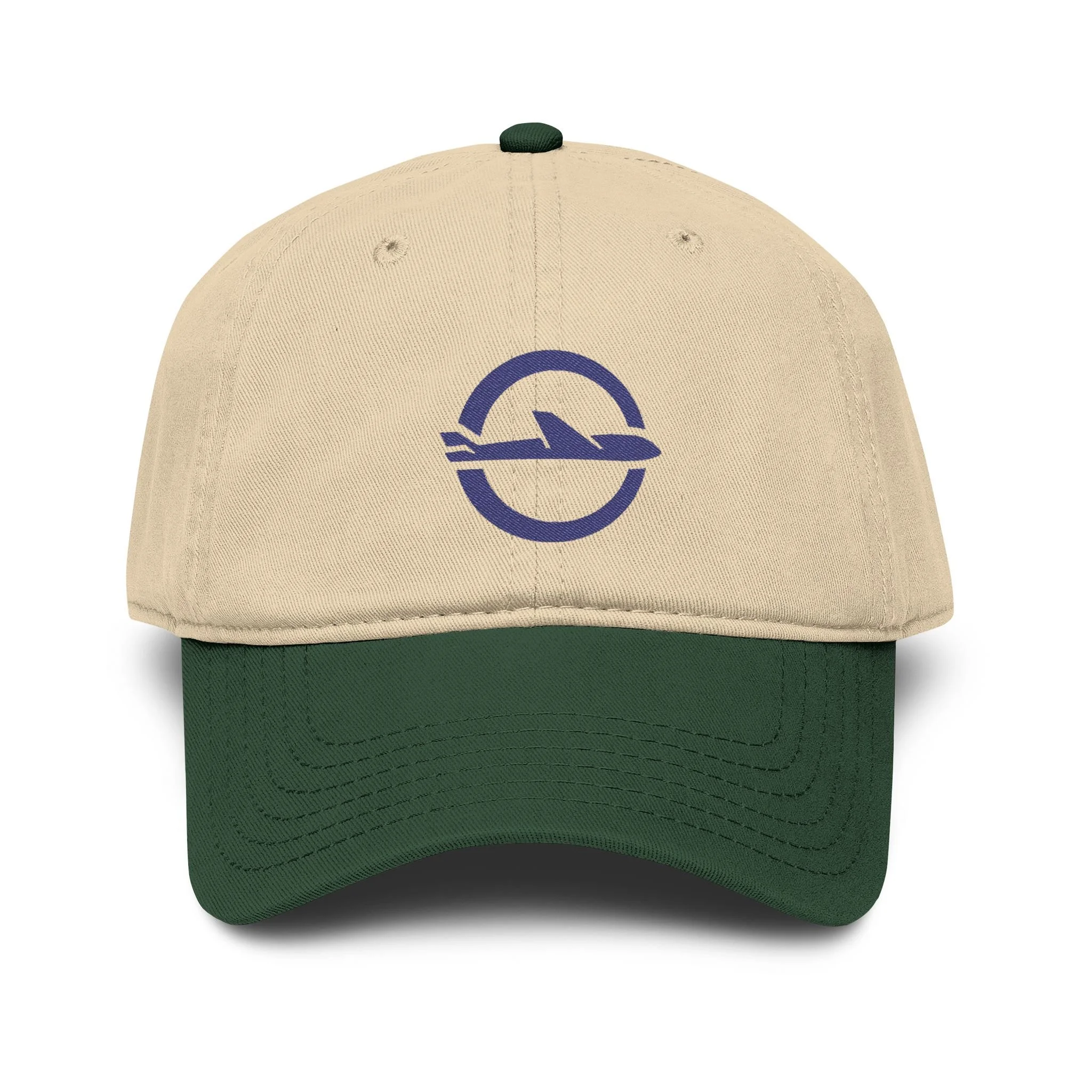 Jetsetter Washed Baseball Cap – Vintage Travel Logo Hat