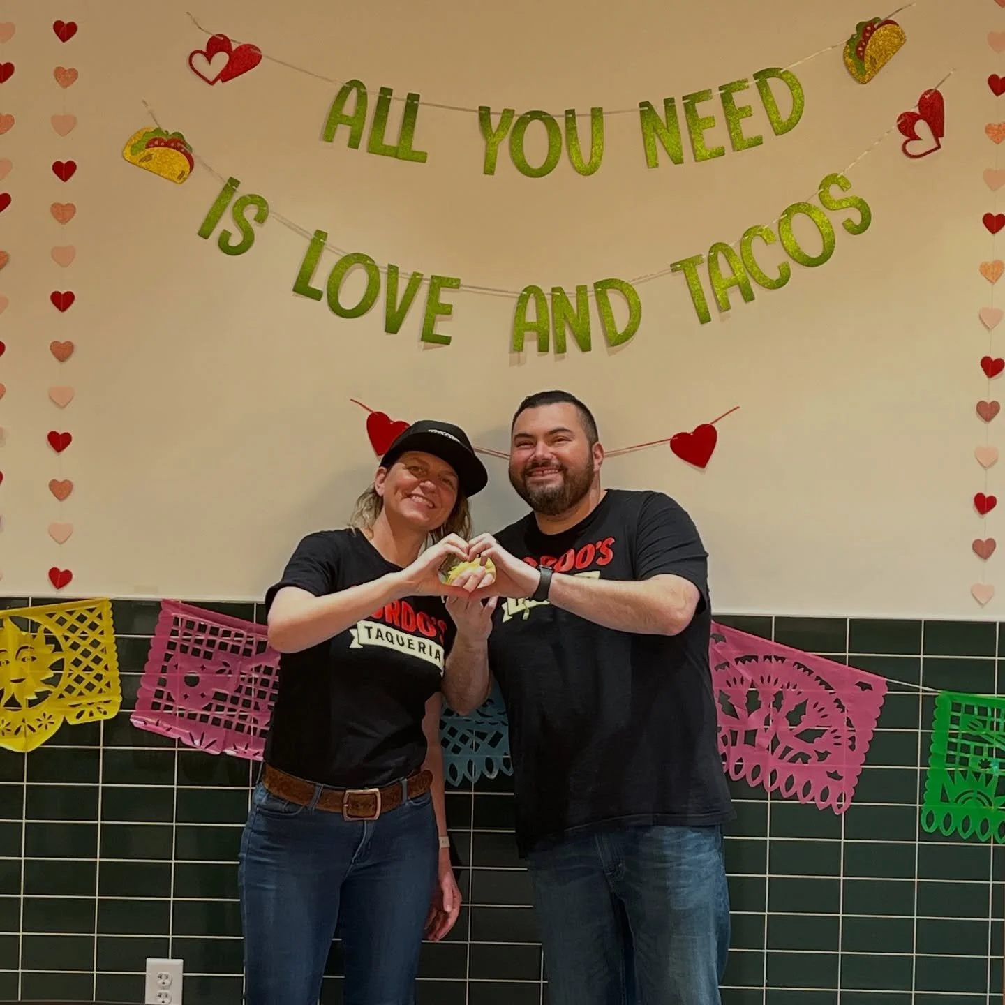 We dare you to bring Bae in and share a burrito or a taco lady and the tramp style 🫣🍝🐶😘

Happy Valentine&rsquo;s Day from Tony, Dawn and the Gordo&rsquo;s team. Our burrito and margarita brunch collab with @thesecretbodega is today from 10a-1p!! 