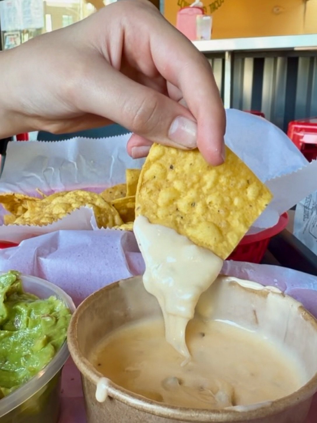 POV: even the chips get excited for this queso.

Gordo&rsquo;s queso is all about the texture and flavor: a creamy 2 cheese blend mixed with pickled jalape&ntilde;os. Be prepared to not want to share. 😬

#gordosnashville #queso #chipsandqueso #bestq